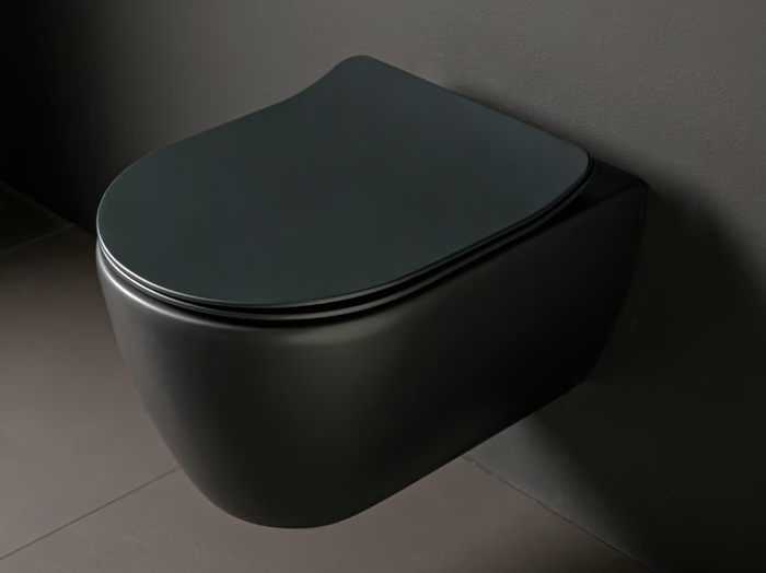 GLAM - Wall-hung ceramic toilet _ Scarabeo Ceramiche